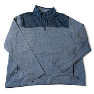 Eddie-bauer Men's Blue quarter zip pullover